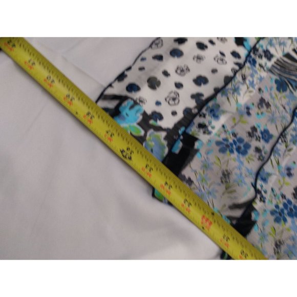 Cardise Canadian made strap ruffle print Dress size 4 women's - Picture 4 of 9